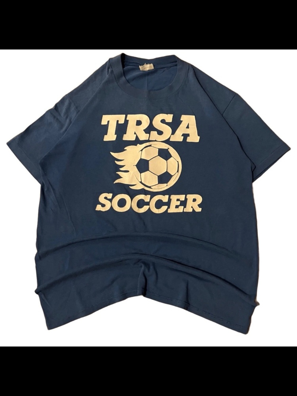 Vintage Soccer TRSA Shirt 21.5x27.5 Single Stitch Minnesota Numbered Distressed